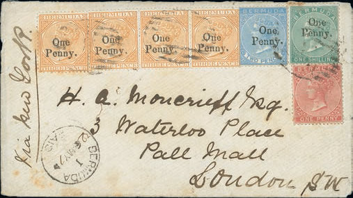 1875 Moncrieff Surcharge Cover